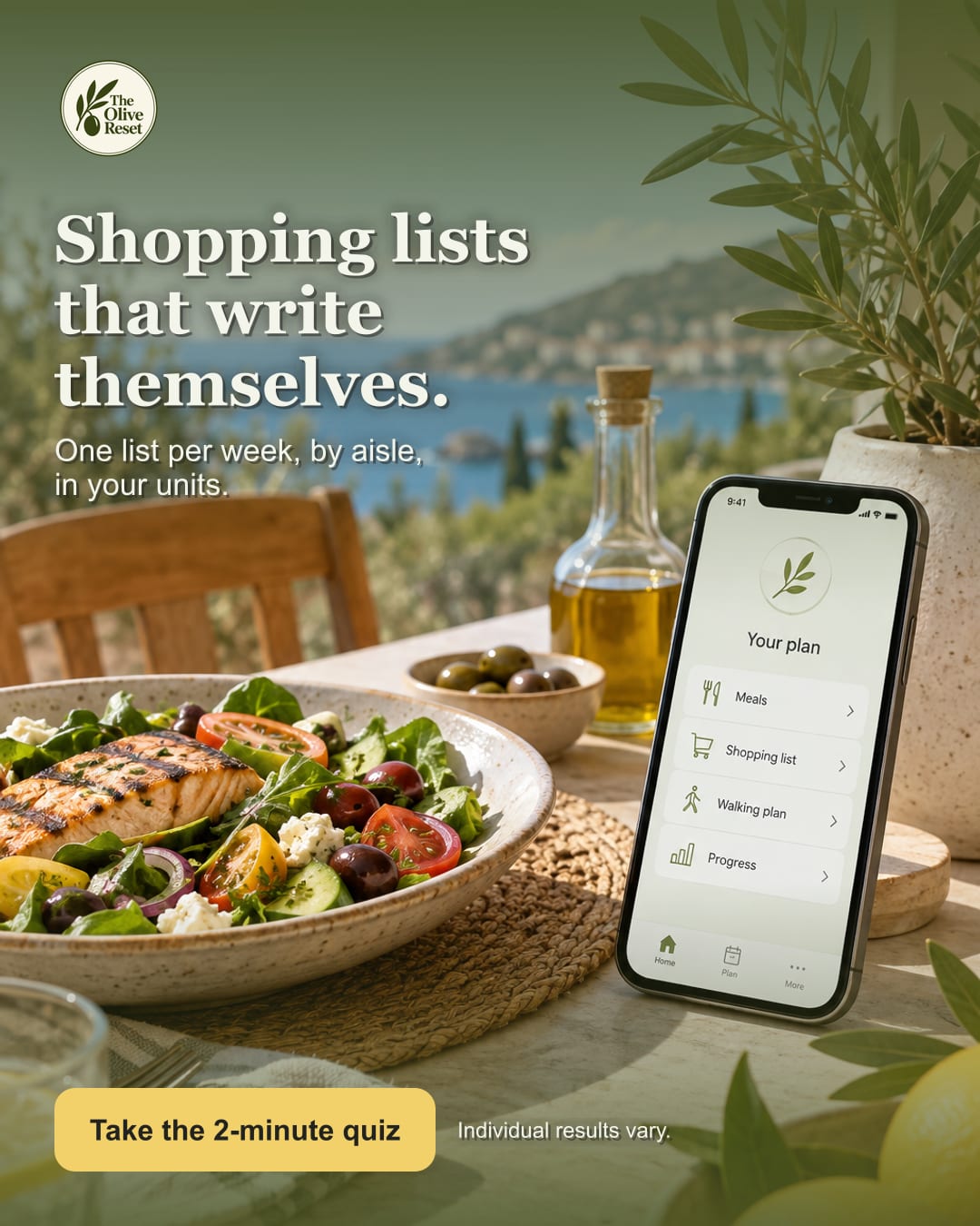 Shopping lists that write themselves, 1080×1350